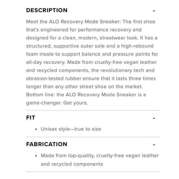 Alo Yoga Sneakers Recovery Mode Size US7 White Gray - Picture 9 of 9